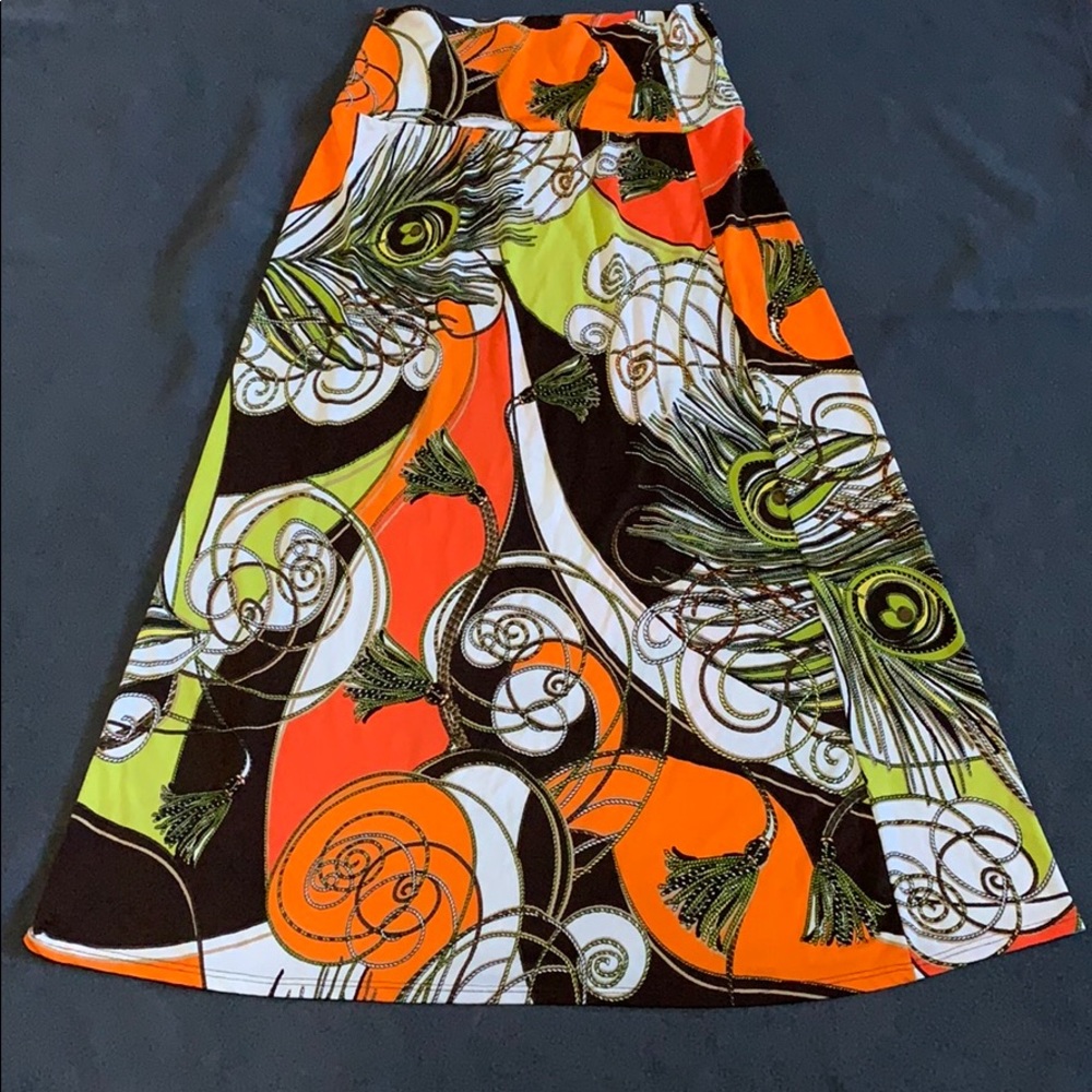 Print Ankle length skirt